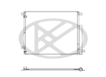 Radiator AC (uscator) potrivit HONDA CR-V V 2.0H dupa 2018 [1]