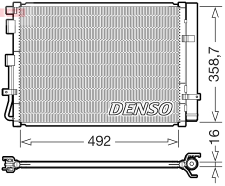 Condensatoare - Radiator AC (uscator) potrivit HYUNDAI BAYON, I20 III 1.0/1.0H dupa 2020