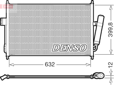 Condensatoare - Radiator AC (uscator) potrivit ISUZU D-MAX II 1.9D/2.5D dupa 2012