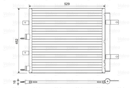 Radiator AC (uscator) potrivit JAGUAR S-TYPE II, XF I, XF SPORTBRAKE, XK II 2.5-5.0 1999-2015 [1]