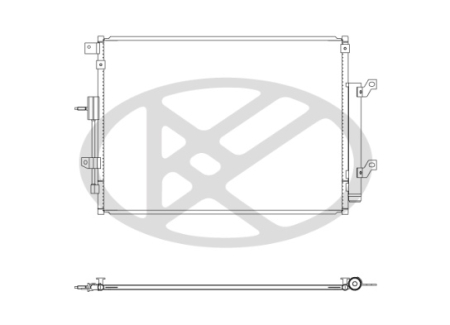 Radiator AC (uscator) potrivit JEEP CHEROKEE 2.2D/2.4/3.2 dupa 2013 [1]