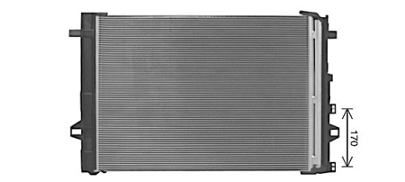 Radiator AC (uscator) potrivit MERCEDES A (W176), B SPORTS TOURER (W245), B SPORTS TOURER (W246, W242), CLA (C117), CLA SHOOTING BRAKE (X117), GLA (X156); INFINITI Q30 1.5D-Electric dupa 2010 [2]