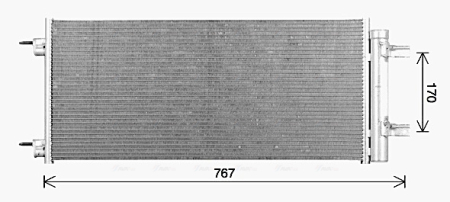Radiator AC (uscator) potrivit OPEL ASTRA K 1.0-1.6D 2015-2021 [1]