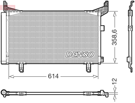 Condensatoare - Radiator AC (uscator) potrivit SUBARU FORESTER 2.0/2.0H/2.5 dupa 2018