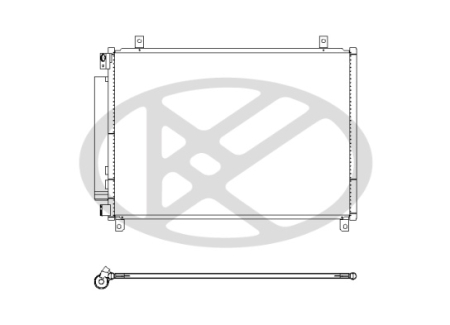 Radiator AC (uscator) potrivit SUZUKI BALENO 1.0/1.2/1.2H dupa 2016 [1]