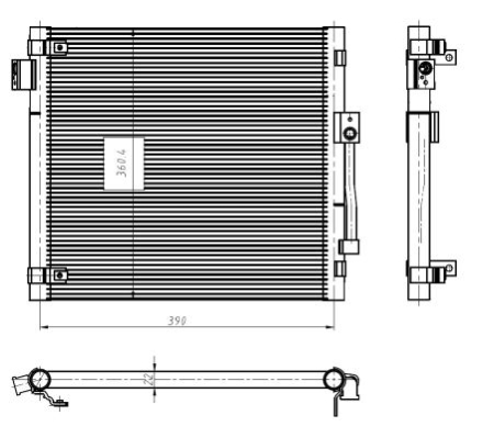 Radiator AC (uscator) potrivit TESLA MODEL S Electric dupa 2012 [1]