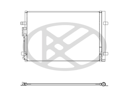 Radiator AC (uscator) potrivit VW ATLAS 2.0/3.6 dupa 2016 [1]