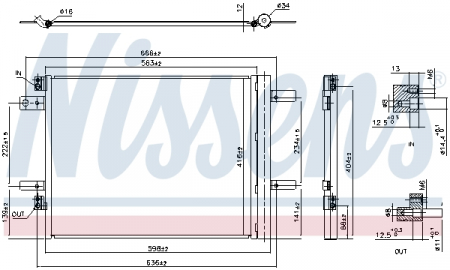 Radiator aer conditionat AC (cu uscator, aluminiu) potrivit CITROEN C5 AIRCROSS; OPEL GRANDLAND / GRANDLAND X, GRANDLAND X; PEUGEOT 3008, 5008 II 1.2-2.0D 05.16- [0]