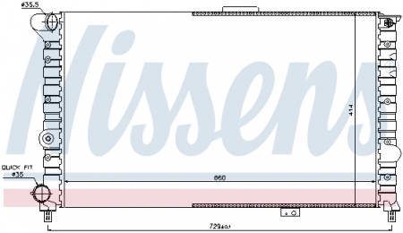 Piese Auto - Radiator apa racire motor ALFA ROMEO 166 2.0 intre 1998-2007