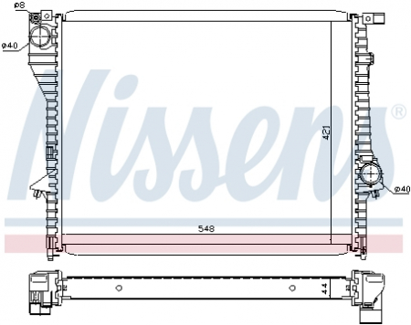 Piese Auto - Radiator apa racire motor BMW Z3 (E36) 2.0-3.0 intre 1996-2003