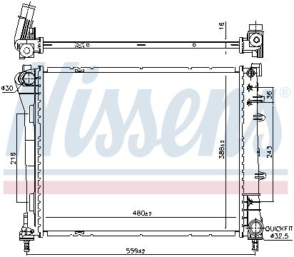 Piese Auto - Radiator apa racire motor FIAT PANDA 0.9/0.9CNG dupa 2012