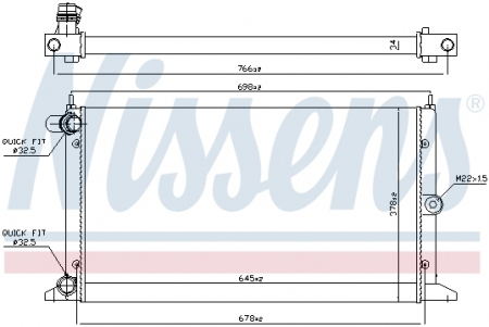 Piese Auto - Radiator apa racire motor FORD GALAXY; SEAT ALHAMBRA; VW SHARAN 1.8-2.0LPG intre 1995-2010