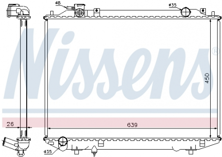 Piese Auto - Radiator apa racire motor FORD RANGER; MAZDA B-SERIE, BT-50 2.5D/3.0D intre 1998-2015