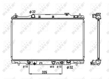 Radiator apa - Radiator apa racire motor potrivit HONDA STREAM 2.0 2001-2006