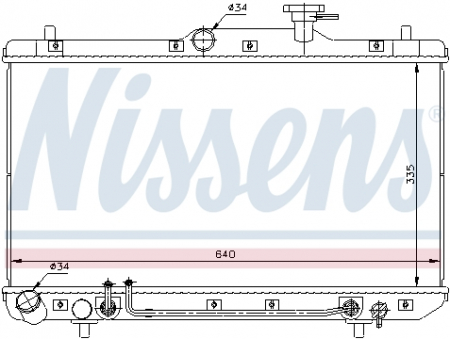 Piese Auto - Radiator apa racire motor HYUNDAI ACCENT II 1.3/1.5/1.6 intre 2000-2005