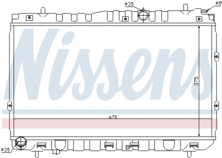 Piese Auto - Radiator apa racire motor KIA CERATO 1.5D dupa 2005