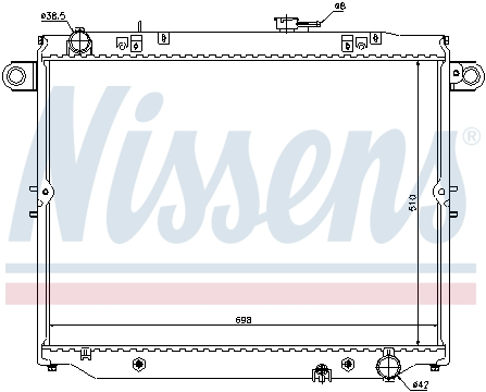 Piese Auto - Radiator apa racire motor LEXUS LX; TOYOTA LAND CRUISER 100 4.7 intre 1998-2008