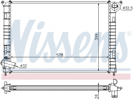 Piese Auto - Radiator apa racire motor MINI (R50, R53), (R52) 1.6 intre 2001-2007