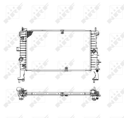 Piese Auto - Radiator apa racire motor OPEL MERIVA A 1.3D/1.7D intre 2003-2010