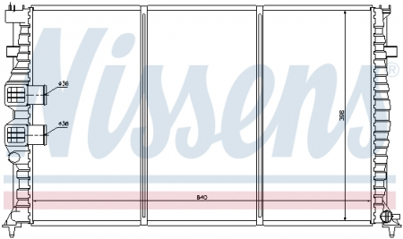 Piese Auto - Radiator apa racire motor PEUGEOT 406, 605 2.0/3.0 intre 1991-2004