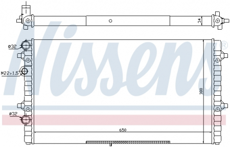 Piese Auto - Radiator apa racire motor SEAT CORDOBA, IBIZA II 1.8 intre 2000-2002