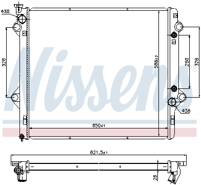 Piese Auto - Radiator apa racire motor TOYOTA 4 RUNNER 4.7 intre 2002-2006