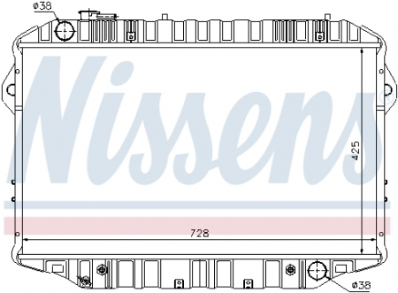 Piese Auto - Radiator apa racire motor TOYOTA LAND CRUISER, LAND CRUISER 80 4.2D dupa 1990