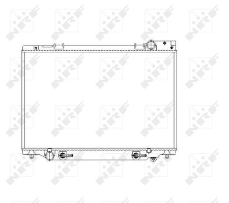Radiator apa - Radiator apa racire motor potrivit TOYOTA PREVIA 2.4 1990-2000