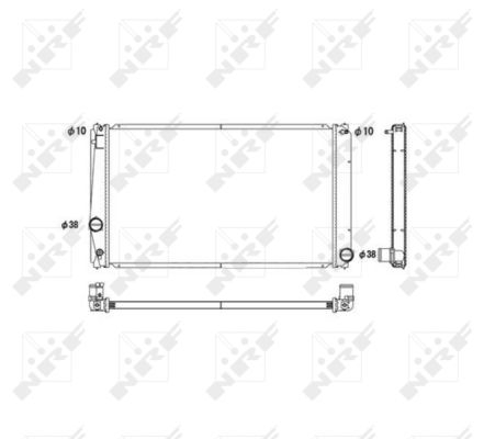 Piese Auto - Radiator apa racire motor TOYOTA RAV 4 III, RAV 4 IV 2.0/2.4 dupa 2005