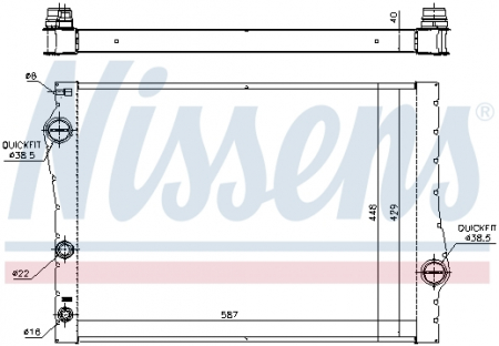 Piese Auto - Radiator apa racire motor (transmisie automata/manuala) BMW X5 (E70), X5 (F15, F85), X6 (E71, E72), X6 (F16, F86) 2.0D-3.0D intre 2007-2019
