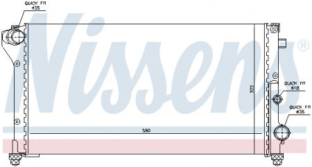 Radiator apa racire motor (transmisie manuala) FIAT PANDA 1.1/1.2/1.2ALK dupa 2003 Racire - Radiator apa racire motor (transmisie manuala) FIAT PANDA 1.1/1.2/1.2ALK dupa 2003