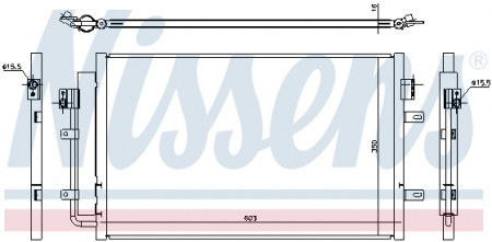 Piese Auto - Radiator clima AC cu uscator IVECO DAILY CITYS, DAILY LINE, DAILY TOURYS, DAILY V, DAILY VI 2.3D dupa 2011