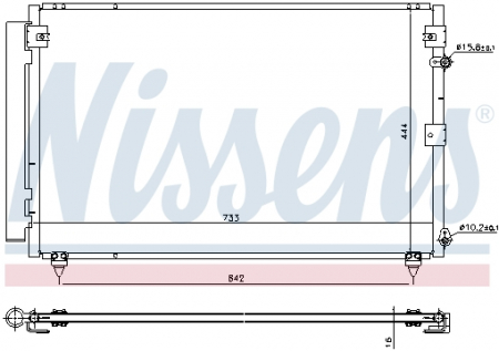 Piese Auto - Radiator clima AC cu uscator LEXUS LS 4.3 intre 2000-2006