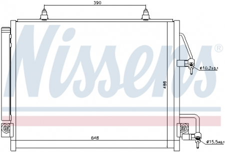 Piese Auto - Radiator clima AC cu uscator MITSUBISHI PAJERO IV 3.2D/3.8 dupa 2007