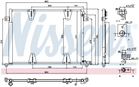 Radiator clima AC cu uscator SUZUKI GRAND VITARA I 2.7 intre 2001-2003 Climatizare - Radiator clima AC cu uscator SUZUKI GRAND VITARA I 2.7 intre 2001-2003