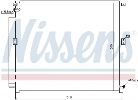 Piese Auto - Radiator clima AC cu uscator TOYOTA LAND CRUISER PRADO 3.0D intre 2002-2010