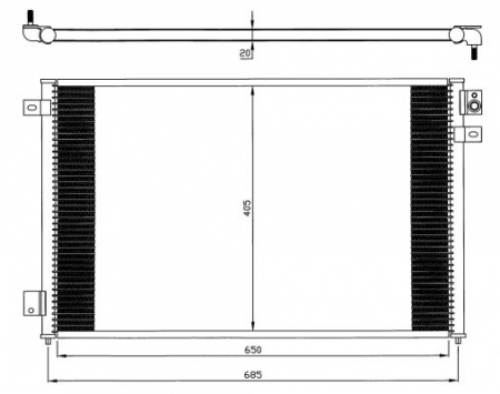 Piese Auto - Radiator clima AC JAGUAR S-tip 3.0/4.0 intre 1999-2007