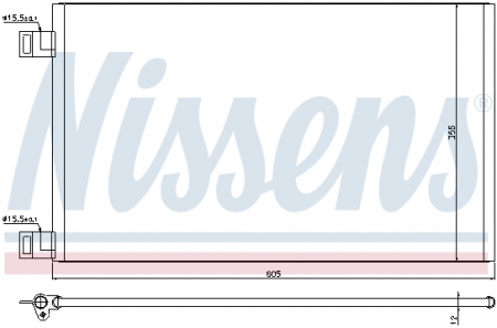 Piese Auto - Radiator clima AC MERCEDES CITAN (415), CITAN MIXTO (415); RENAULT KANGOO, KANGOO BE BOP, KANGOO EXPRESS 1.2 dupa 2008