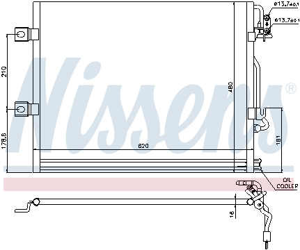 Piese Auto - Radiator clima AC Mercedes Clasa S  (C216), S (W221) 3.0-6.2 intre 2005-2013