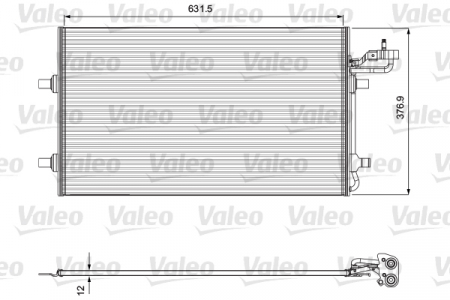 Climatizare - Radiator clima AC VOLVO C30, C70 II, S40 II, V50 1.6-2.5 intre 2003-2012