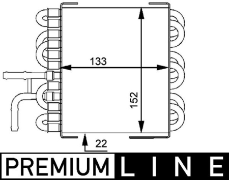 Radiator combustibil potrivit MERCEDES C (CL203), C T-MODEL (S203), C (W203) 2.2D 05.00-08.07 [1]