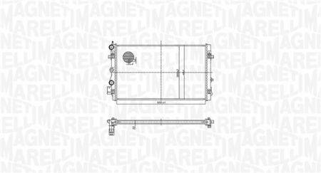 Radiator motor (Automat/Manual) potrivit AUDI A1; SEAT IBIZA IV, IBIZA IV SC, IBIZA IV ST; SKODA FABIA II; VW POLO V 1.4-2.0D [2]