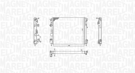 Radiator motor (Automat/Manual) potrivit DACIA LOGAN, LOGAN EXPRESS, LOGAN MCV, SANDERO, SOLENZA; RENAULT CLIO II, CLIO II/HATCHBACK, KANGOO, KANGOO EXPRESS, LOGAN I, THALIA I 1.0ALK-1.9D [1]