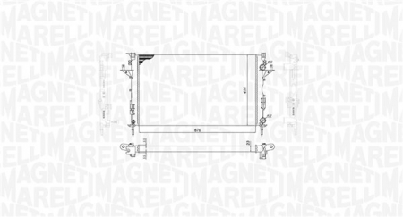 Radiator motor (Automat/Manual) potrivit RENAULT ESPACE IV, LAGUNA II, VEL SATIS 1.6-2.2D [1]