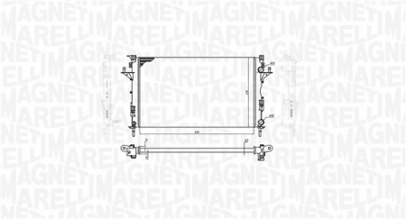 Radiator motor (Automat/Manual) potrivit RENAULT ESPACE IV, LAGUNA II, VEL SATIS 1.6-2.2D [1]