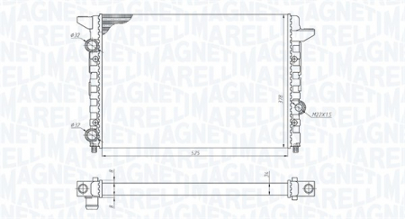Radiator motor potrivit VW PASSAT B3/B4 1.6-2.0 (Automat/Manual) [1]