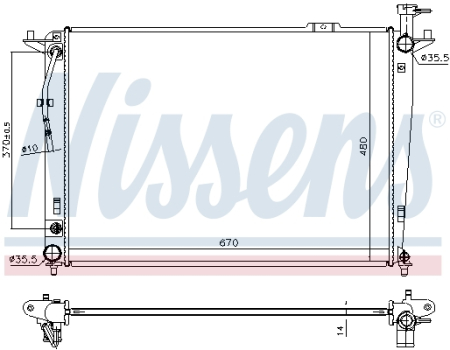Radiator motor potrivit HYUNDAI SANTA FE IV, SANTA FÉ II, SANTA FÉ III 2.4 2010-2020 (automat) [1]