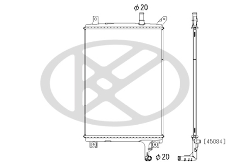 Radiator motor potrivit JEEP WRANGLER IV 2.2D dupa 2017 (automat) [1]