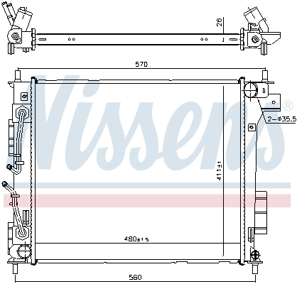 Radiator motor (Automat) potrivit KIA SOUL II 1.6D [2]