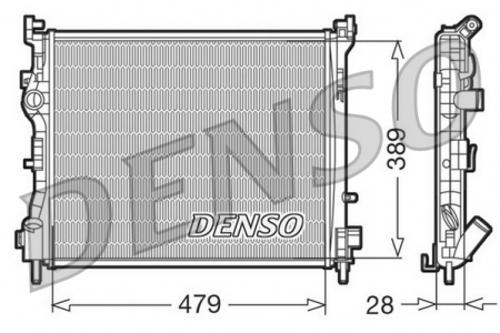 Radiator motor potrivit NISSAN NAVARA NP300, NP300, PATHFINDER III 2.5D (Automat) [2]